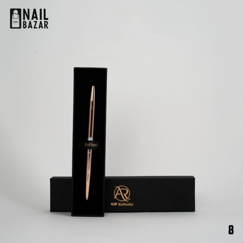 قلم کاشت ناخن اشکی ای آر سایز 8 - AR VIP Kolinsky Emiro