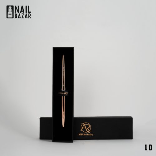قلم کاشت ناخن اشکی ای آر سایز 10 - AR VIP Kolinsky Emiro