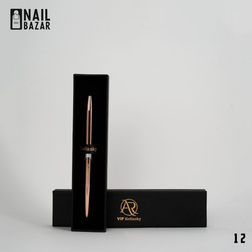 قلم کاشت ناخن اشکی ای آر سایز 12 - AR VIP Kolinsky Emiro
