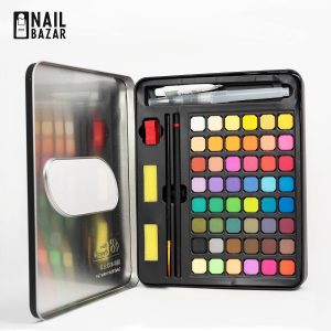 پالت آبرنگ ۴۸ رنگی - 48 Colors Solid Watercolor Paint Set