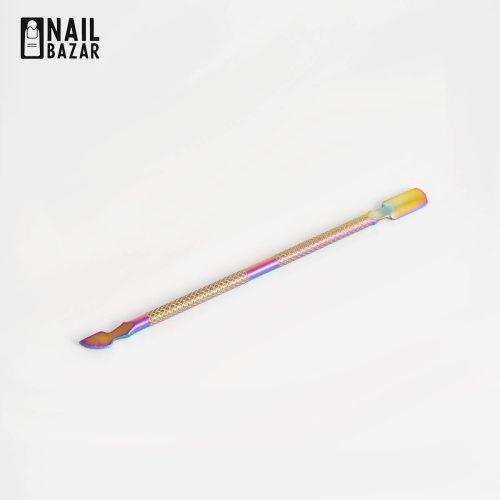 پوشر ناخن کرومی پایه - Paie Professional Rainbow Chrome Dual-Ended Cuticle Pusher