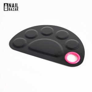 پالت ترکیب رنگ - Paw Print Silicone Nail Art Mixing Palette