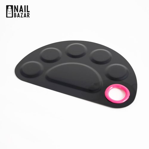 پالت ترکیب رنگ - Paw Print Silicone Nail Art Mixing Palette