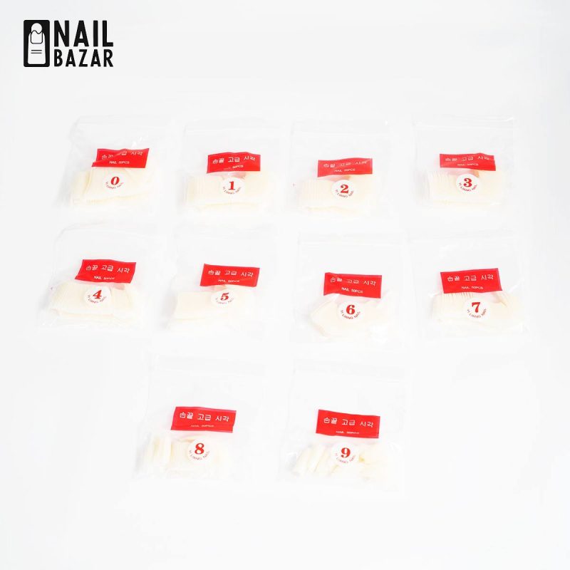 تیپ کیسه ای ۵۰۰ تایی - 500 Pcs Nail Tips Bag