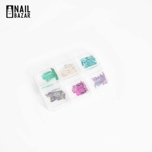 مرمریت ناخن - Crushed Shell Flakes Nail Art Kit