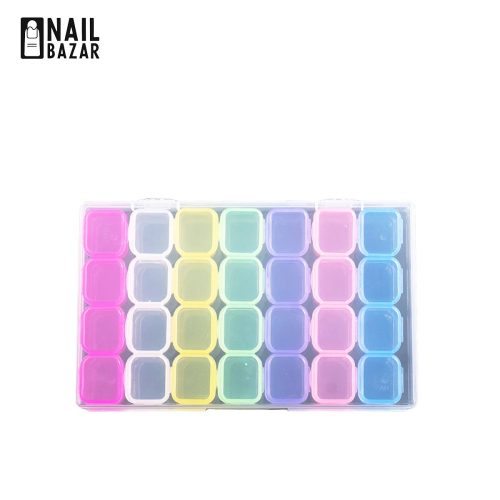 جعبه دیزاین - Colorful 28-Compartment Organizer Box