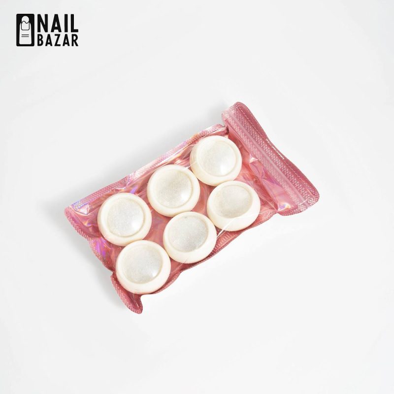 شوگر ۶ تایی - 6 Color Sugar Effect Nail Art Glitter Powder Set