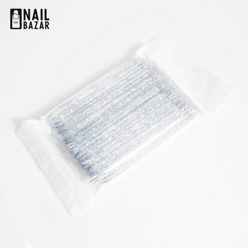 پوشر کوتیکول (عقب زن ) فانتزی - Glitter Plastic Cuticle Pusher