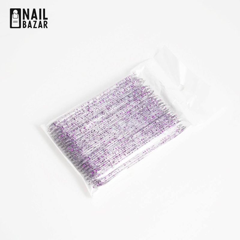 پوشر کوتیکول (عقب زن ) فانتزی - Glitter Plastic Cuticle Pusher