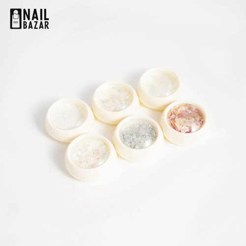 گلیتر ۶ تایی - Mixed Nail Art Glitter Set