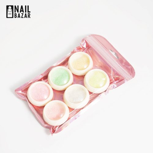دیزاین ناخن ۶ تایی مدل 3 - Nail Art Sequins Set
