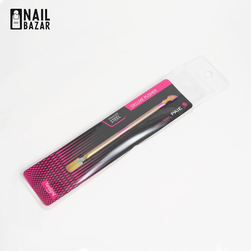 پوشر ناخن کرومی پایه - Paie Professional Rainbow Chrome Dual-Ended Cuticle Pusher