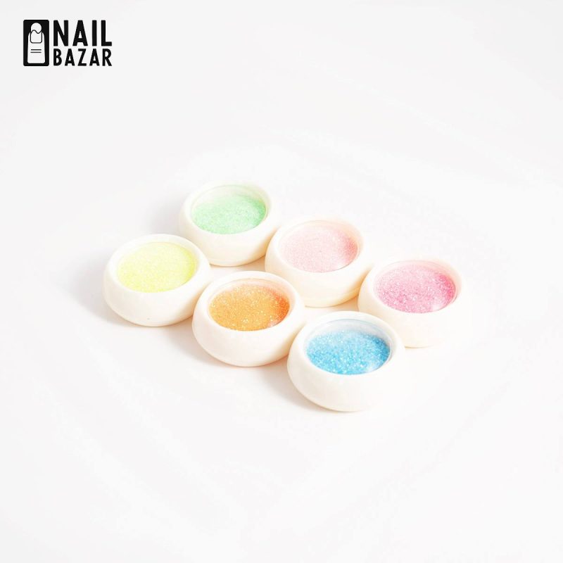 داستر ناخن 6 تایی - Pastel Nail Duster Powder Set