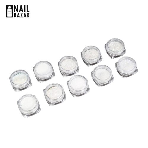 دیزاین ۱۰ تایی مدل 9 - 10-Piece Mixed Nail Art Decoration Set