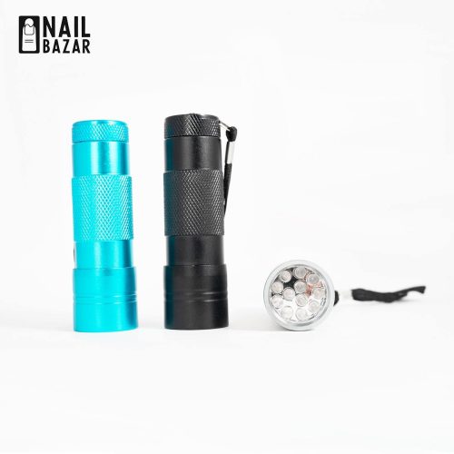 دستگاه یووی چراغ قوه ای فلزی - Portable UV LED Nail Curing Flashlight