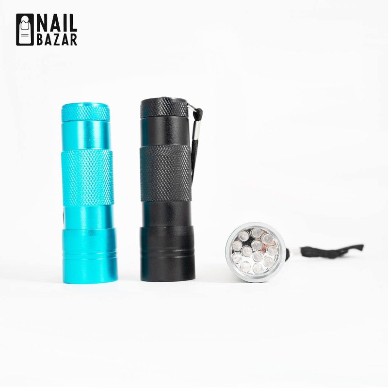دستگاه یووی چراغ قوه ای فلزی - Portable UV LED Nail Curing Flashlight