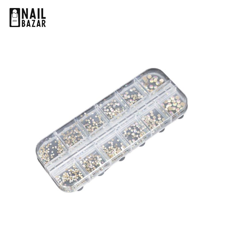 نگین سواروسکی بسته ای - Swarovski Nail Art Rhinestone Crystals Pack