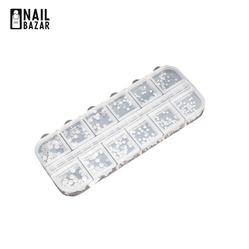 نگین سواروسکی بسته ای - Swarovski Nail Art Rhinestone Crystals Pack