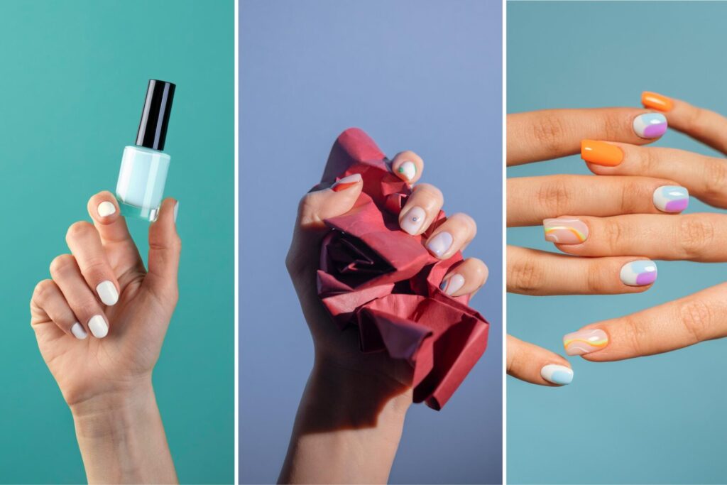 ناخن‌های سالم با طراحی هنری